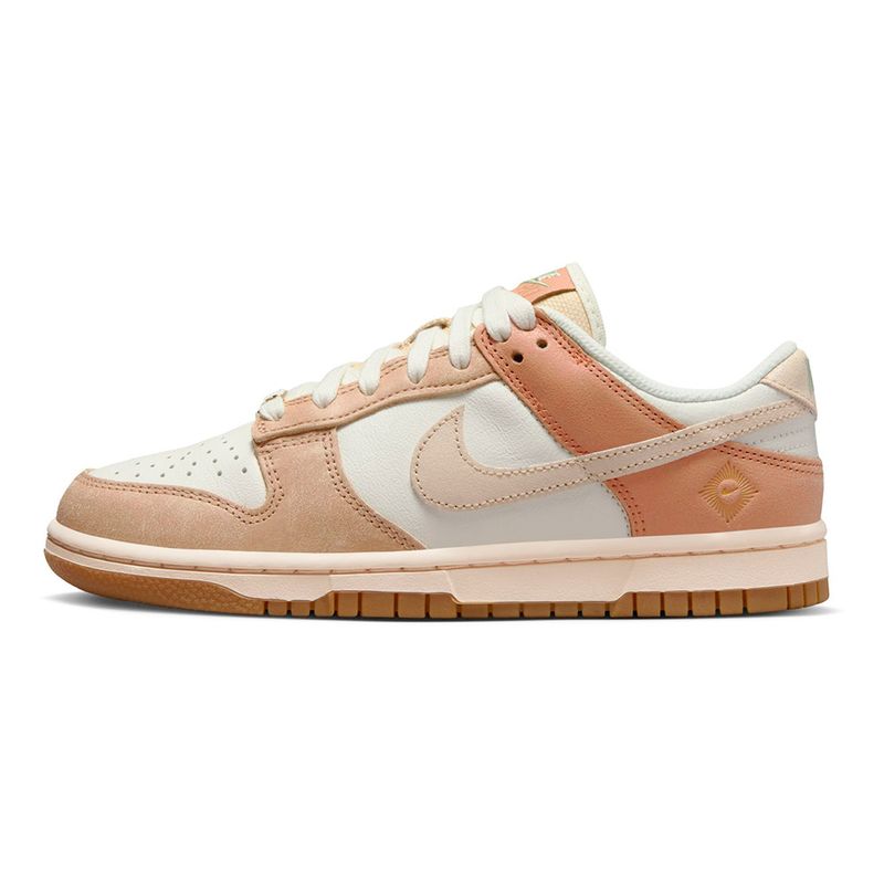 Nike Womens Dunk Low SE Fossil Stone Primal Pink Sneaker Shoes Size top 7