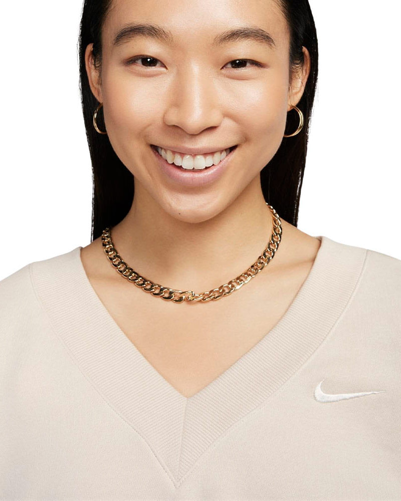 Camiseta-Nike-Phoenix-Fleece-Crop-Feminina