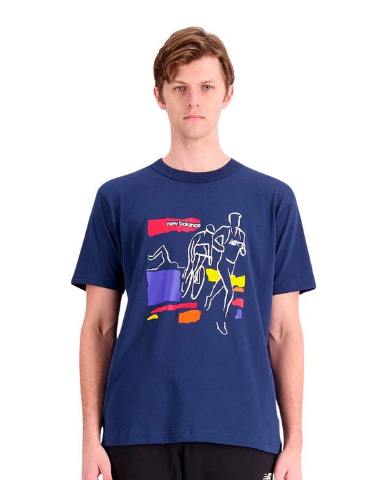Camiseta New Balance Athletics Print Masculina