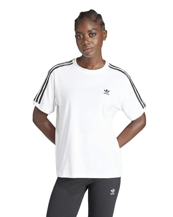 Camiseta adidas 3 Stripe Tee Feminina