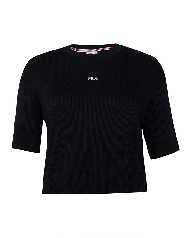 Roupas Camiseta Fila Feminina Preta Camiseta Fila Comfort