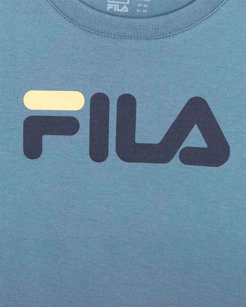 Camiseta-Fila-Letter-Premium-Infantil