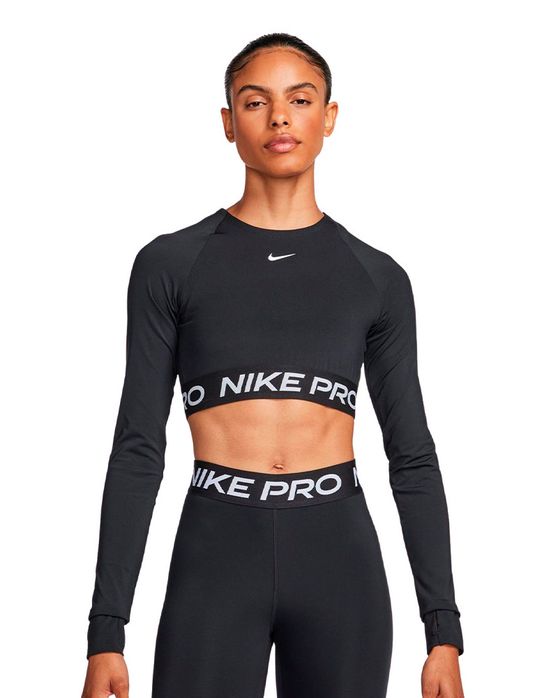 Camiseta Cropped Nike Pro Dri-Fit 365 Feminina