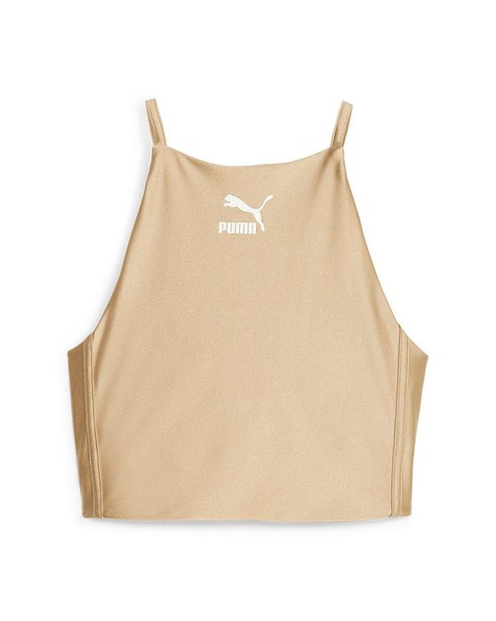 Top Puma T7 Shiny Crop Feminino