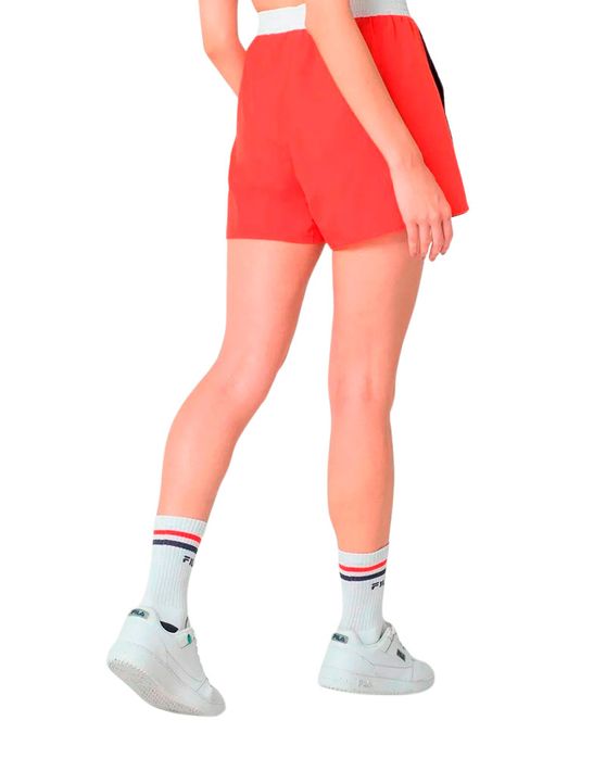 Shorts Fila Color Block Letter Feminino