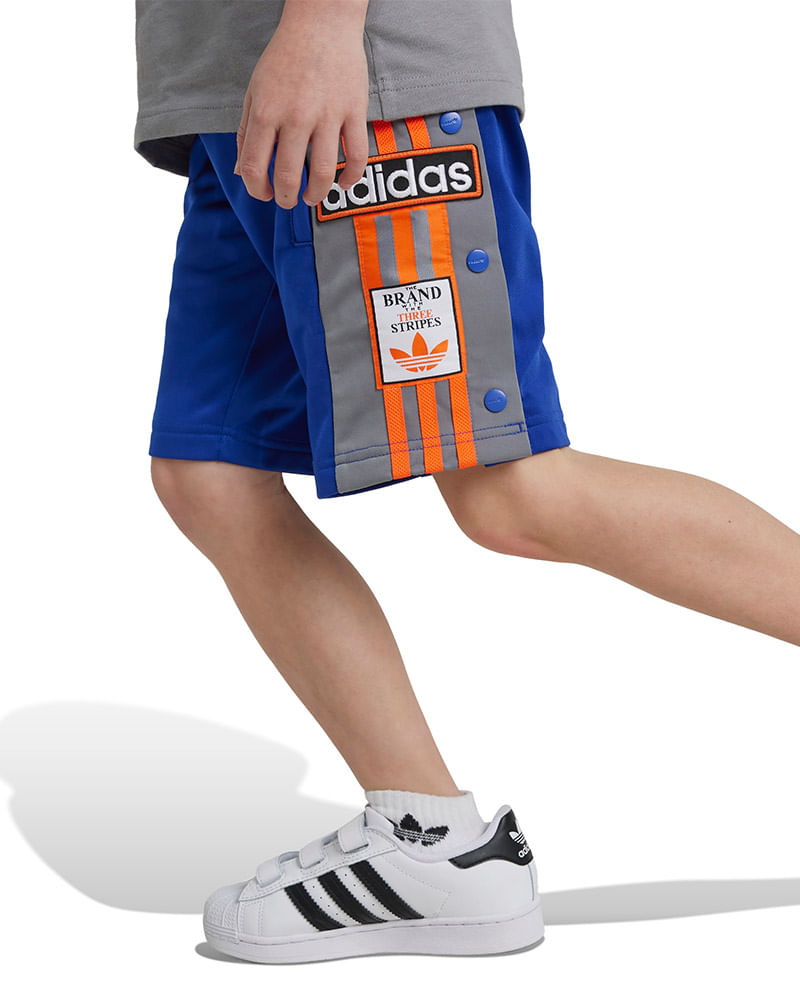Conjunto-adidas-linear-Manga-Curta-Infantil