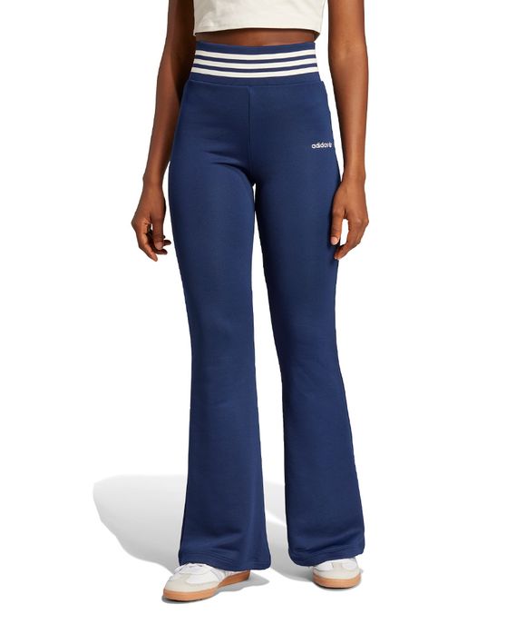 Calça adidas moletom boca de sino Feminina