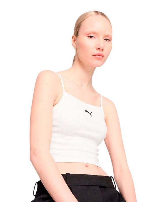 Top Puma Ess Ribbed Tank Feminino