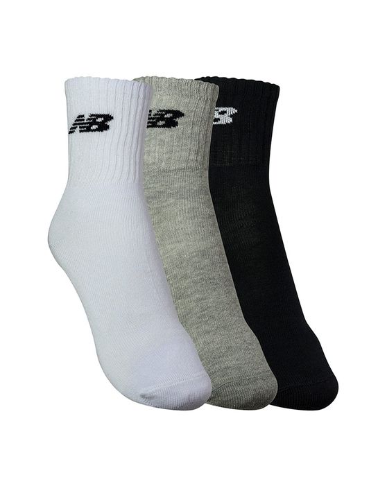Meia New Balance 3 Pares Cano Longo Unissex