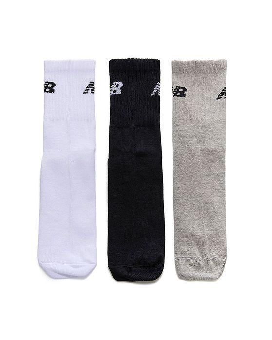 Meia New Balance Kit 3 Cano Longo Unissex