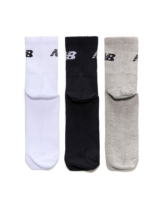 Meia New Balance Kit 3 Cano Longo Unissex