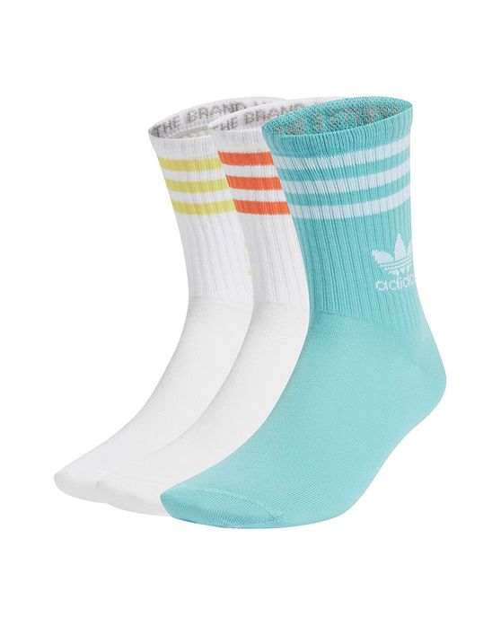 Meia adidas Crew Sock 3 Pares Unissex