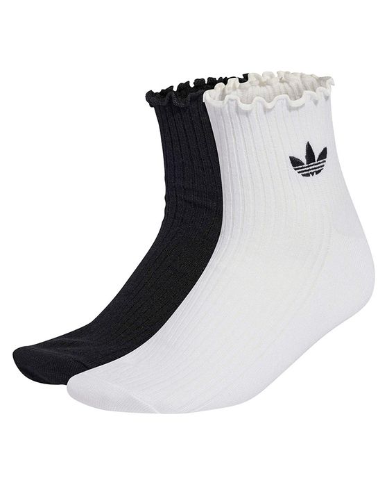 Meia adidas Ruffle 1/4 S Pares Unissex