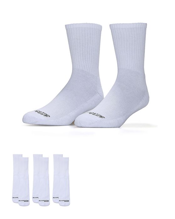 Meia Authentic Feet Kit 3 Cano Longo Unissex