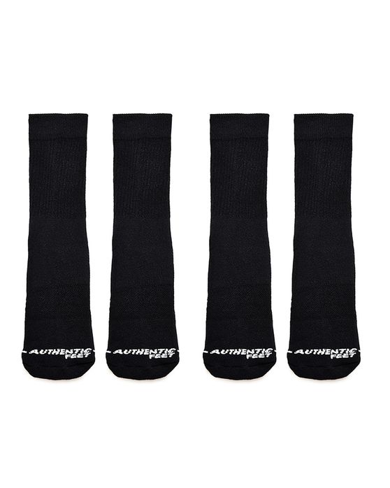 Meia Authentic Feet Kit 2 Extra Cano Longo Unissex