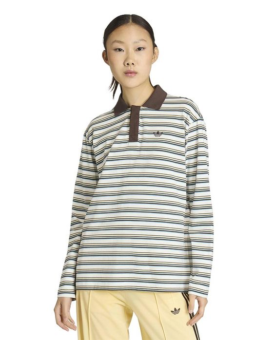 Camisa adidas Polo Manga Longa Feminina