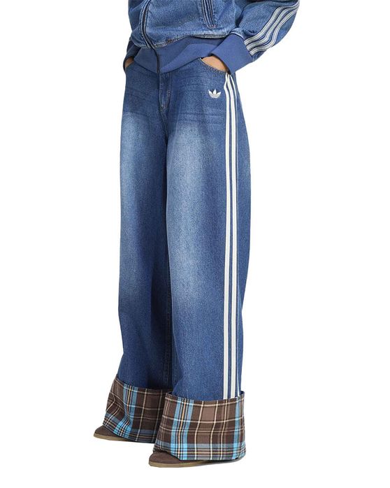 Calça adidas Jeans Vintage Wide Leg Feminina
