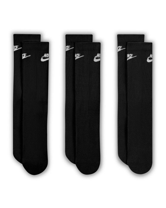 Meia Nike Everyday Elevated Crew 3 Pares Unissex