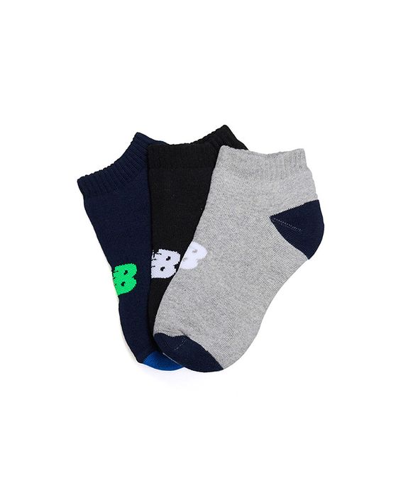 Meia New Balance Kit 3 Cano Curto Infantil