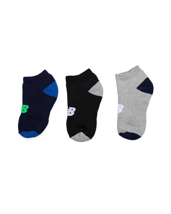 Meia New Balance Kit 3 Cano Curto Infantil