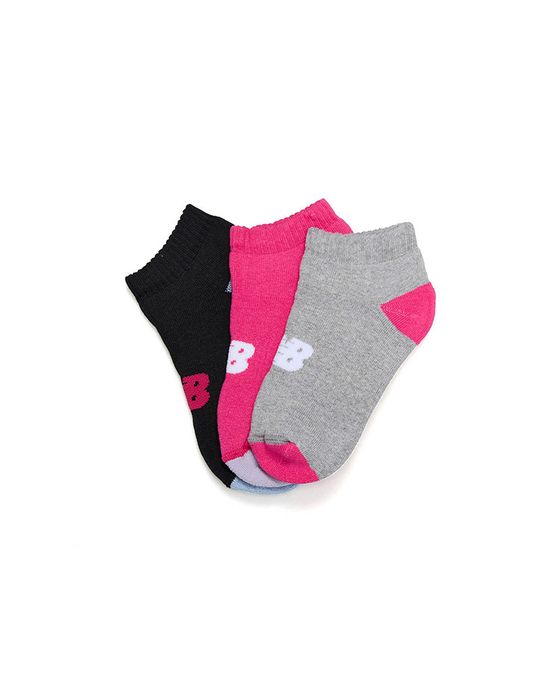 Meia New Balance Kit 3 Cano Curto Infantil