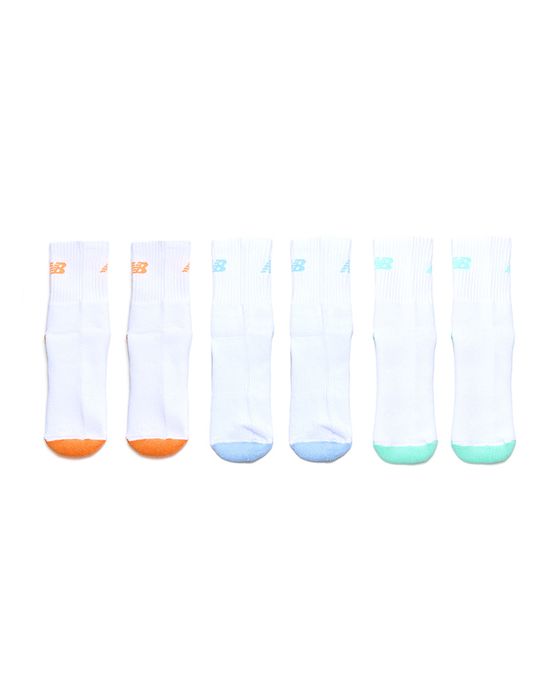 Meia New Balance Atoalhada Cano Alto 3 Pares Infantil