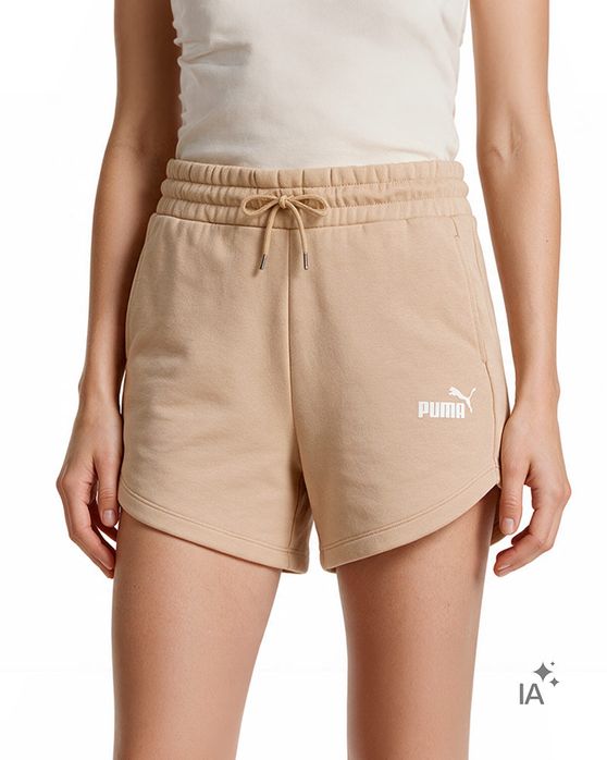 Shorts Puma Ess´5 High Waist Feminino