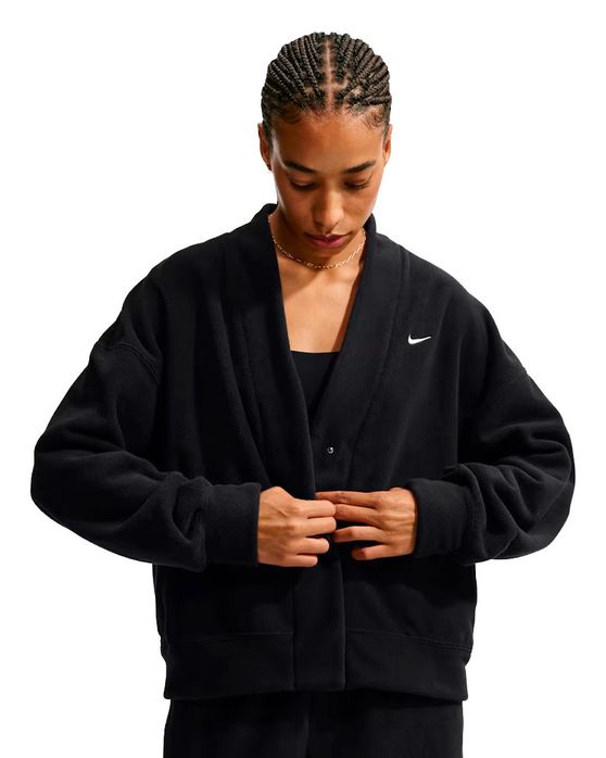 Blusão Nike One Polar Cardigan Feminino