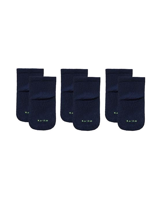 Meia Magic Feet Kit 3 Cano Baixo Infantil
